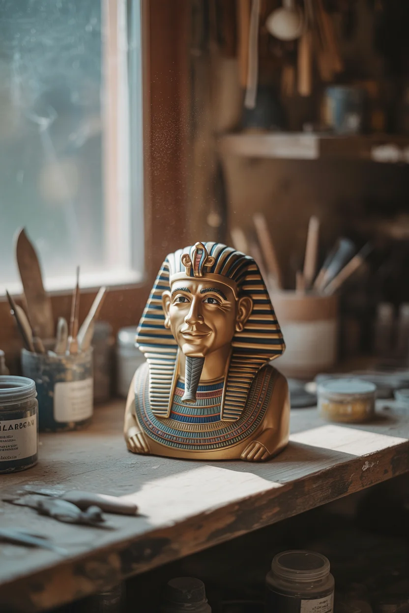 Figurine satirique de pharaon égyptien - Collection Despot Stop