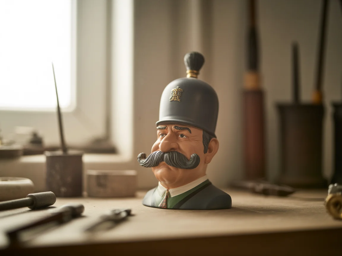 Figurine humoristique de Kaiser allemand - Art satirique Mios