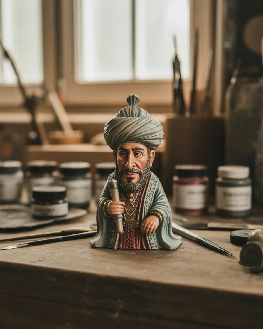 Figurine satirique de sultan ottoman - Collection Despot Stop Mios